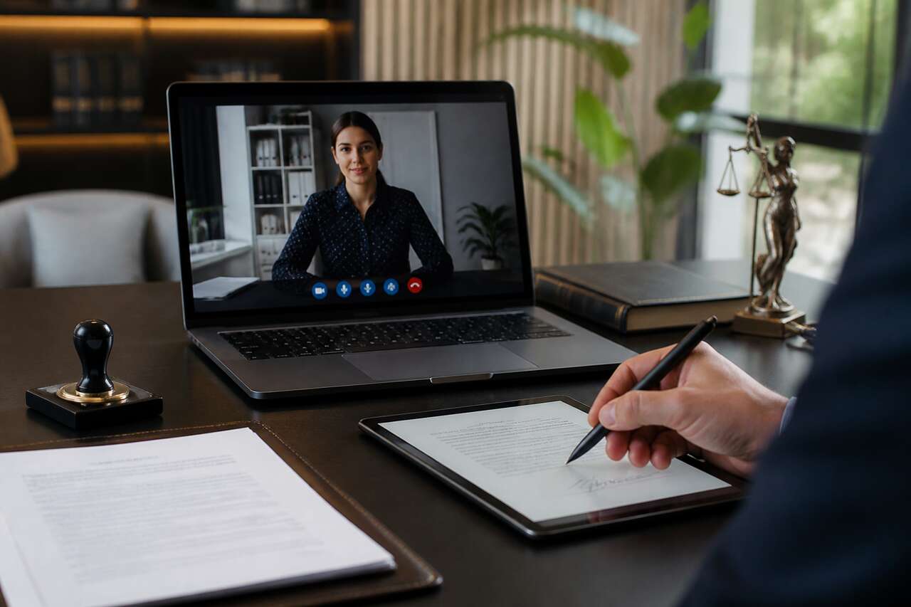 Comment fonctionne la signature à distance d'un acte notarié ?