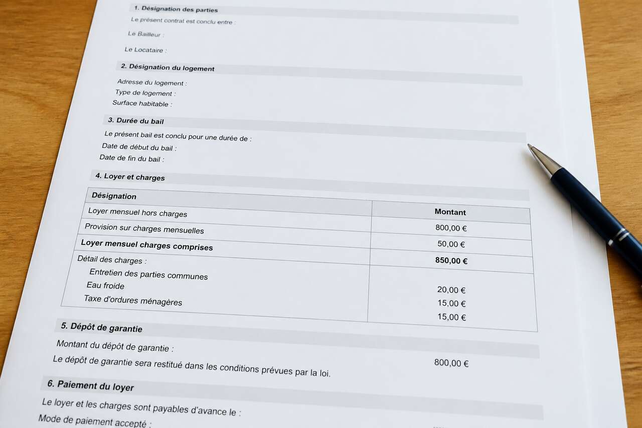 Loyer, charges, dépôt de garantie : les mentions financières à ne pas rater Loyer, charges, dépôt de garantie : les mentions financières à ne pas rater